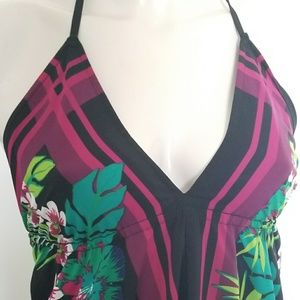 Old Navy summer black floral dress